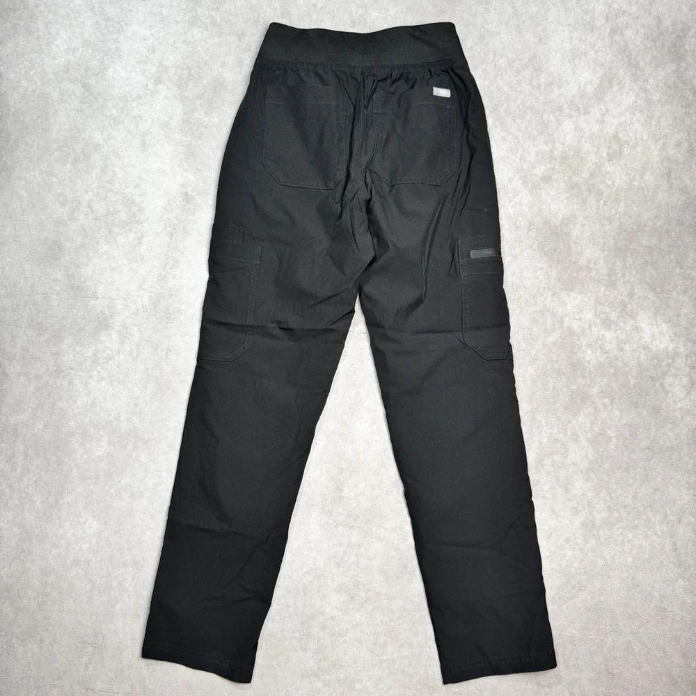 FIGS Scrub Pants Technical Collection Women's XXS/P Petite Black W23SW2007